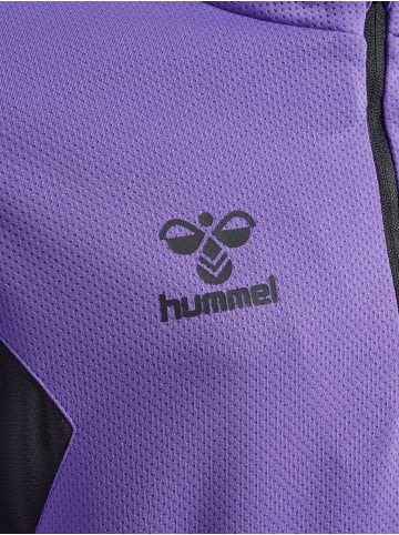 Hummel Halbreißverschluss Sweatshirt Hmlauthentic Kinder in DAHLIA PURPLE/ASPHALT