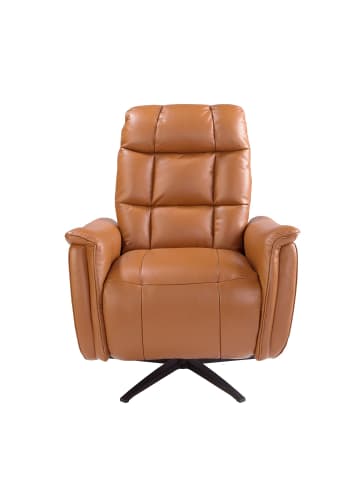Angel Cerdá Relax-Drehsessel 5117 in Braun / Schwarz – (B)85 x (H)80 x (T)106 cm