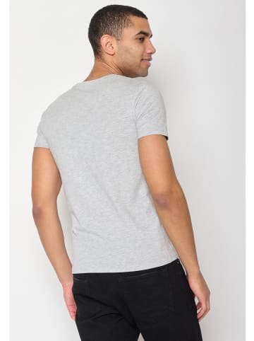 GreenBomb T-Shirt Animal Donkey Ski in Heidekraut Grau