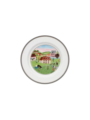 Villeroy & Boch Brotteller Mühle Design Naif in Bunt ø 17 cm in bunt