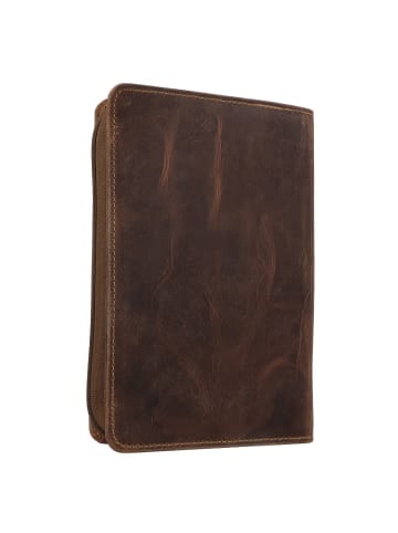 Greenburry Vintage Stifteetui Leder 13.5 cm in brown