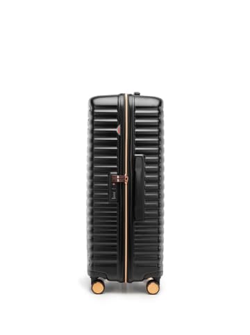 Wittchen LARGE SUITCASE WITH TSA LOCK in Black and gold