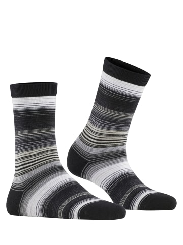 Burlington Socken Stripe in Black