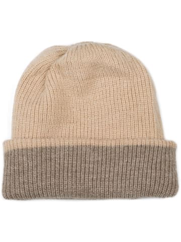 styleBREAKER Strickbeanie in Beige-Taupe