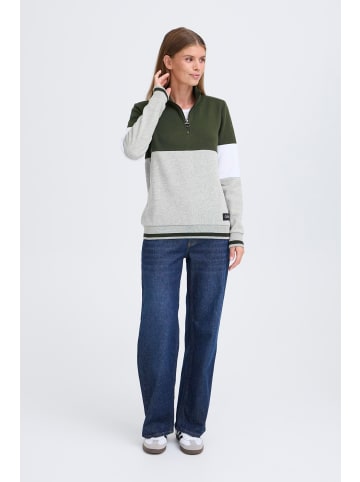 Oxmo Longsweatshirt OXOmaren in Grün