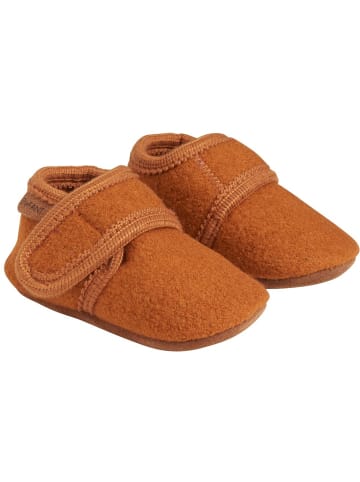 En Fant Kinder Slipper "Baby Wool slippers" in Braun