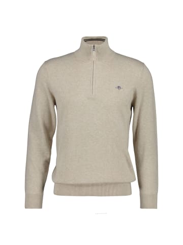 Gant Strickpullover in Beige Oat Melange