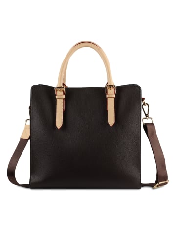 Bugatti Handtasche Ella Top Handle Large in Dunkelbraun