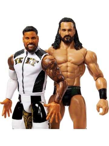 Mattel WWE Main Event Showdown Actionfiguren 2er-Pack mit Zubehör Serie #23 15,2 cm