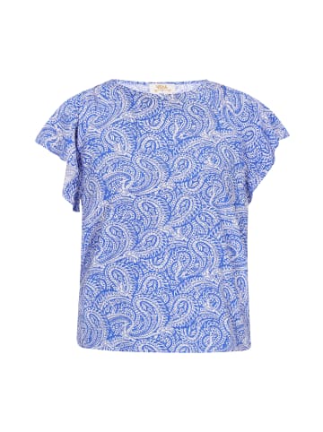 usha FESTIVAL Women Blouse in blue white