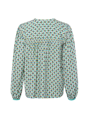 EMILY VAN DEN BERGH  Tunikabluse in aqua sand