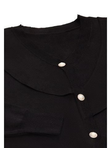 NAEMI Damen Cardigan in Schwarz