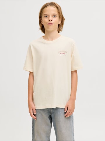JACK & JONES Junior T-shirt in Antique White