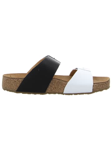 HAFLINGER Klassische Pantolette in schwarz