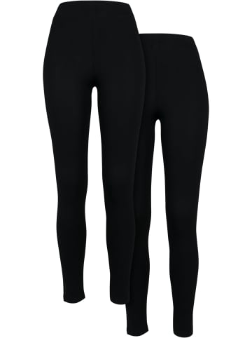 Urban Classics Leggings in black+black