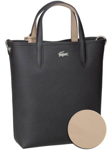 Lacoste Handtasche Anna Vertical Shopping Bag 2991 in Black/Warm Sand