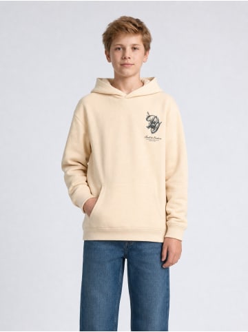 Petrol Industries Hoodie mit Print steelpark in Weiß