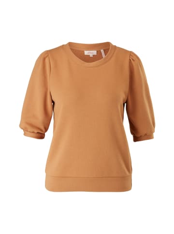 s.Oliver Sweatshirt in 8469_sandstein
