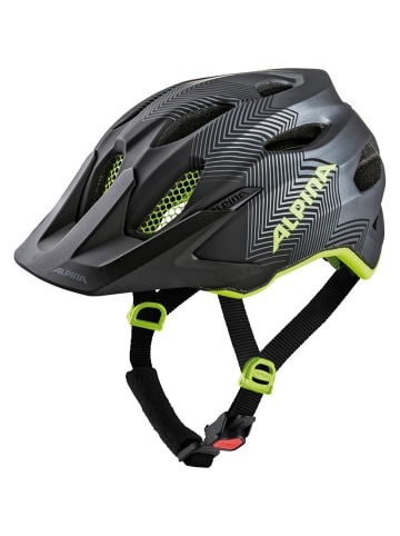 Alpina bicycle Kinder-Jugendhelm Carapax Jr. in black-neon-yellow