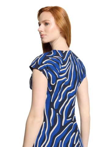 Betty Barclay Jerseykleid mit Raffung in Blau/Blau