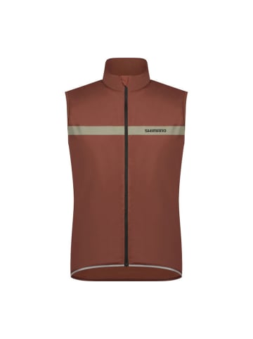 SHIMANO Wind Vest Insulated EVOLVE in Mirror Brown