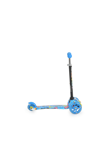 Moni Kinderroller Fidget 3 Räder in blau
