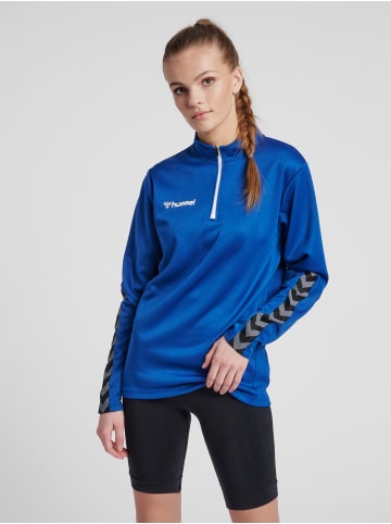 Hummel Halbreißverschluss Jacke Hmlauthentic Damen in TRUE BLUE