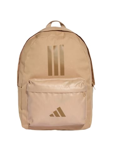 adidas Performance adidas Classic Back To School 3 Stripe Backpack in Beige