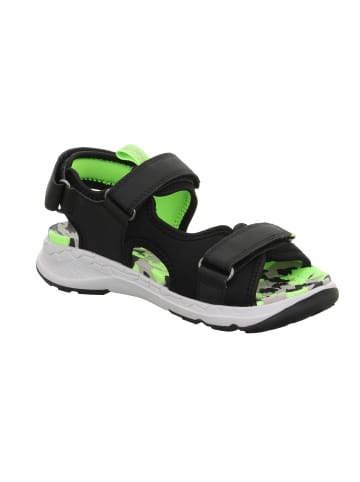 superfit Sandale CRISS CROSS in Schwarz/Hellgrün
