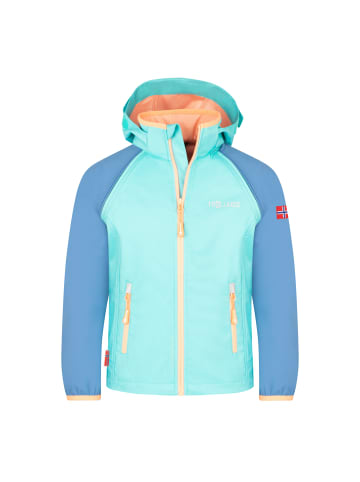 Trollkids Zip-Off Softshelljacke Rondane in aquamarine