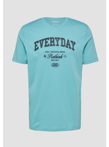 s.Oliver T-Shirt in 66D1_türkis