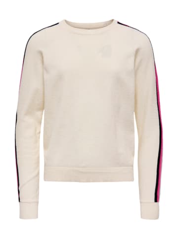 KIDS ONLY Strickpullover 'Tiba-Le' in weiß