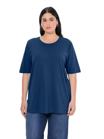 Ulla Popken Shirt in dunkelblau