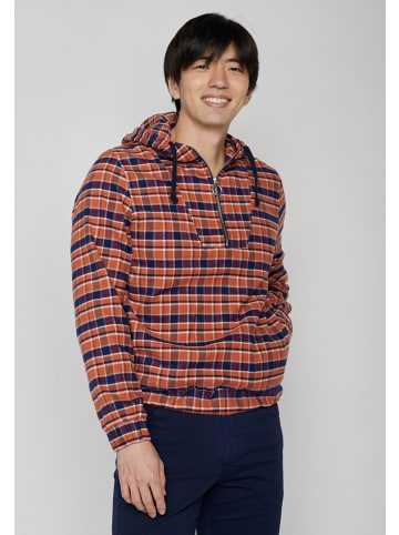 GreenBomb Hoodie Basic in GebranntesGebranntes Orange  karo
