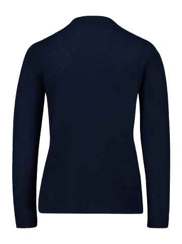Betty Barclay Kaschmir-Pullover mit Stehkragen in dunkelblau