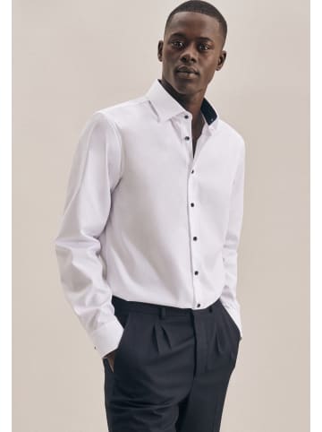 Seidensticker Business Hemd Shaped in Weiß