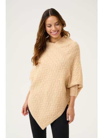 Kaffe Poncho KAvinnie Oversize fit in Sand Dollar Melange