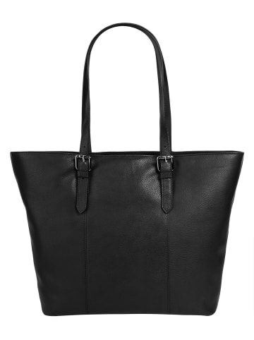 Bugatti Shopper BELLA echt Leder in schwarz