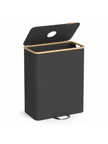 SONGMICS Flaschenkorb Roxanne in Schwarz - (B)38.5 x (H)70.5 x (T)52.5 cm