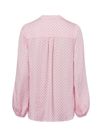 More & More Bluse in rosa weiß