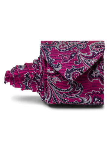 Andrew James Seidenkrawatte in fuchsia - 0001