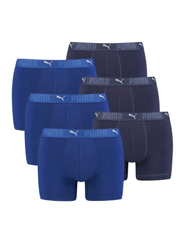 Puma Boxershorts PUMA SPORT COTTON BOXER 6P in Blue Combo