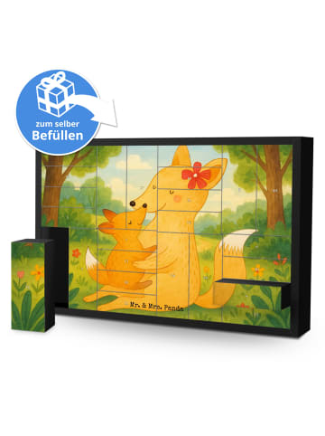 Mr. & Mrs. Panda Befüllbarer Adventskalender Fuchs Mama Design o... in Weiß