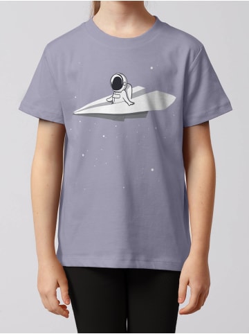 wat? Apparel T-Shirt Fly me to the moon in Lavender