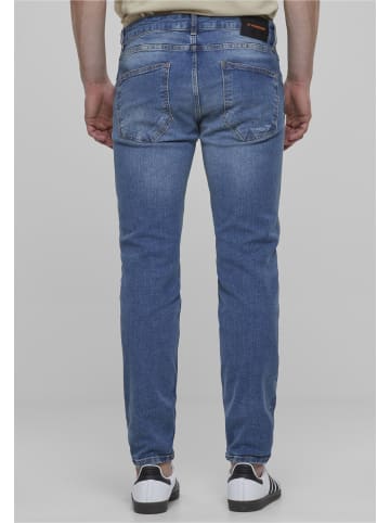 2Y Premium Tapered Jeans in blue
