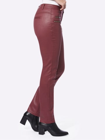 Heine Röhrenhose in bordeaux