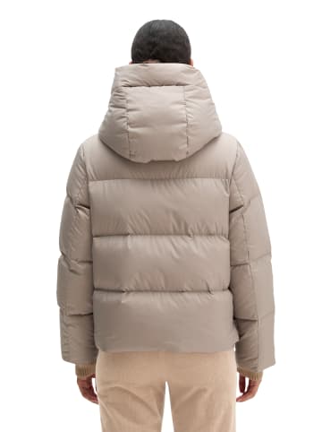 Marc O'Polo Puffer-Daunenjacke mit Kapuze regular in Earthy Taupe