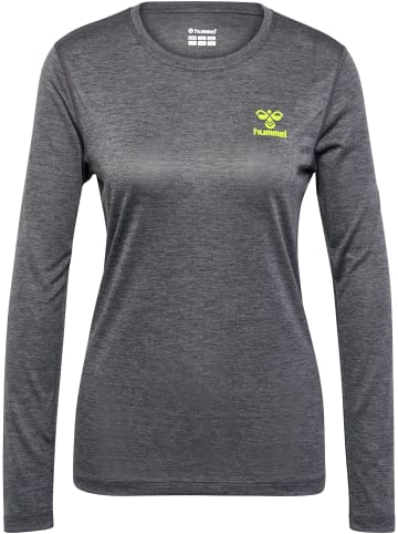 Hummel Hummel T-Shirt Hmlsprint Multisport Damen Schnelltrocknend in FORGED IRON MELANGE