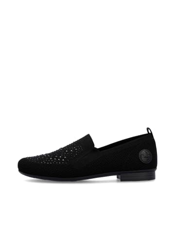 rieker Slipper elegant in schwarz