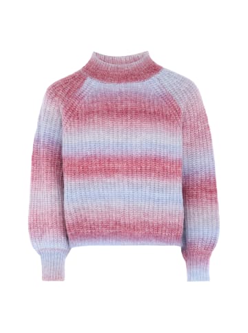 Sidona Damen Sweater in ROSA GELB MEHRFARBIG
